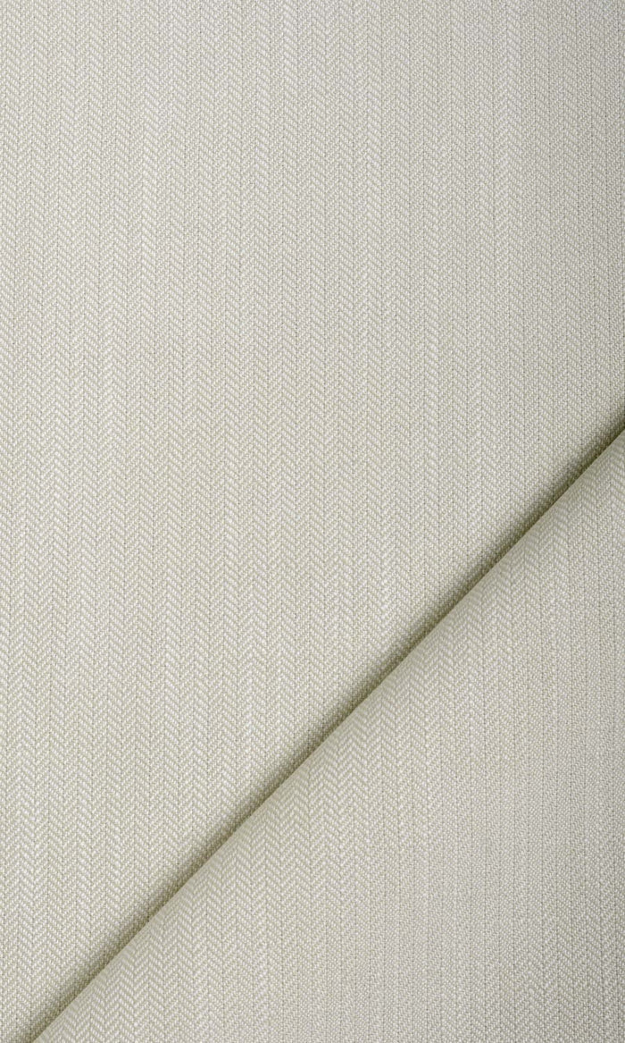 Herringbone Textured Fabric Material By the Metre (Pale Grey)
