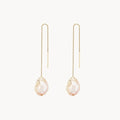 Sofia Perla Gold Threader Earring in 14k yellow gold