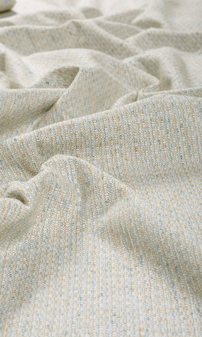Textured  Any Size Style Curtains (Oatmeal Beige/ Ash Gray)