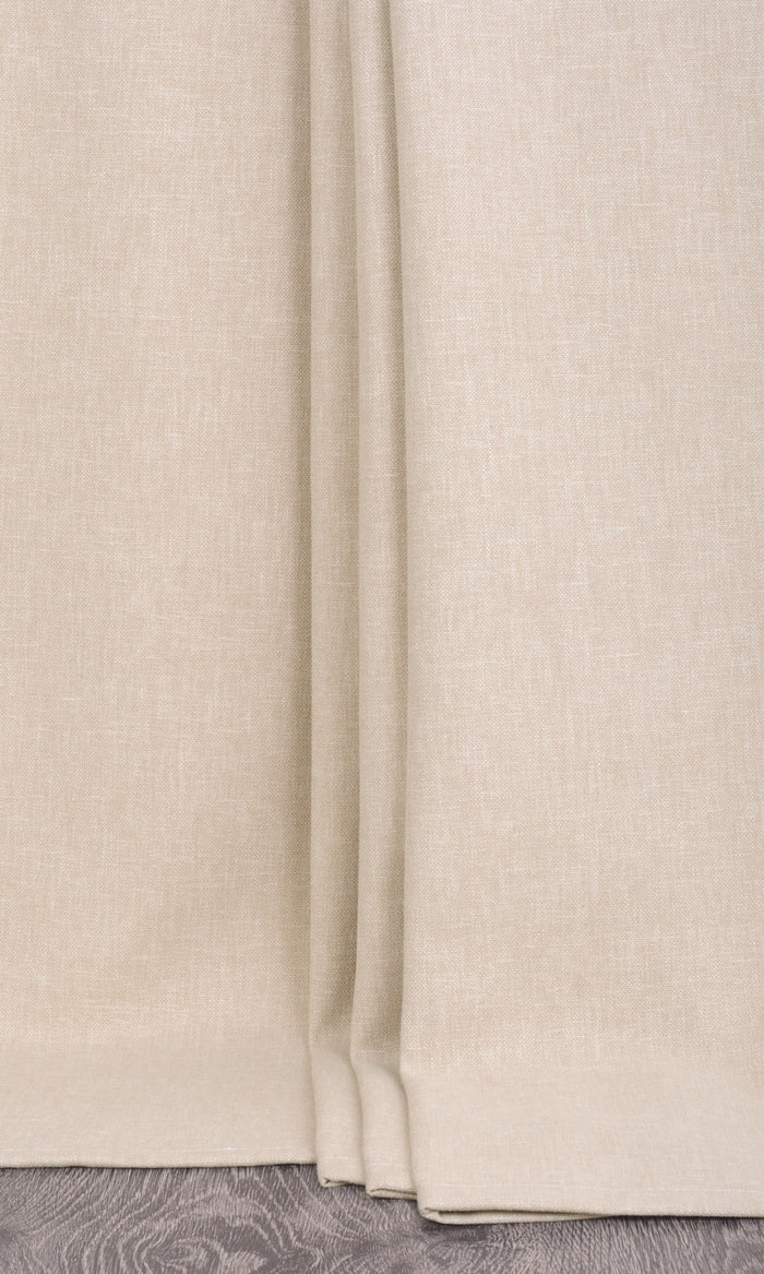 Linen Blend Made-to-Measure Curtains (Beige)