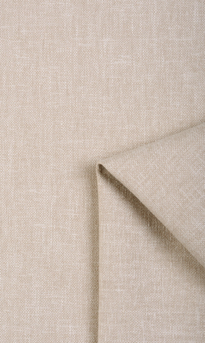 Linen Blend Any Size Style Curtains (Beige)