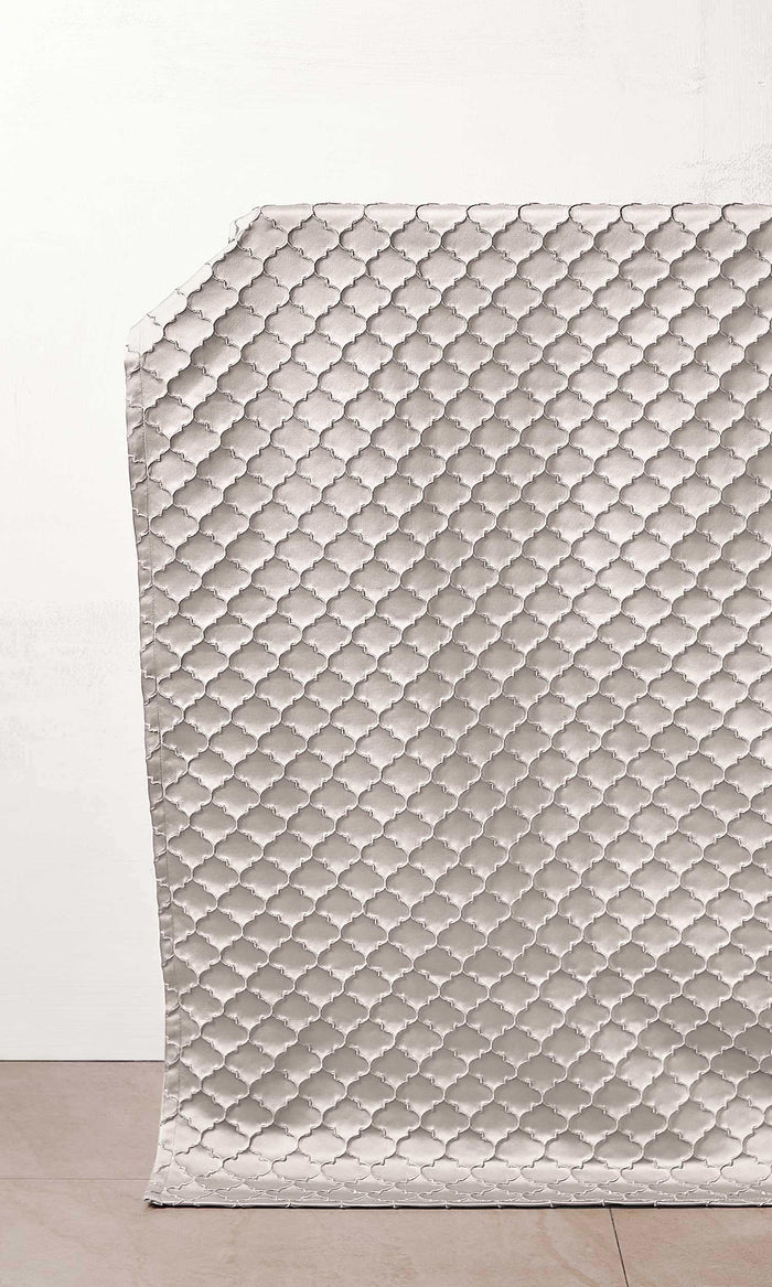 Silk Blend Curtains for Living, Bedroom, Kitchen, Bathroom (Seashell Ivory)