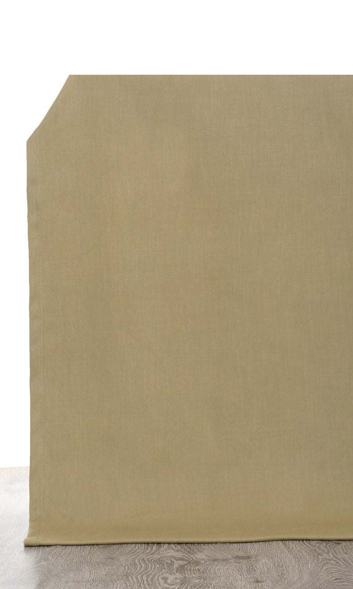 Cotton Pinch Pleat, Rod Pocket, Eyelet Curtains (Beige)