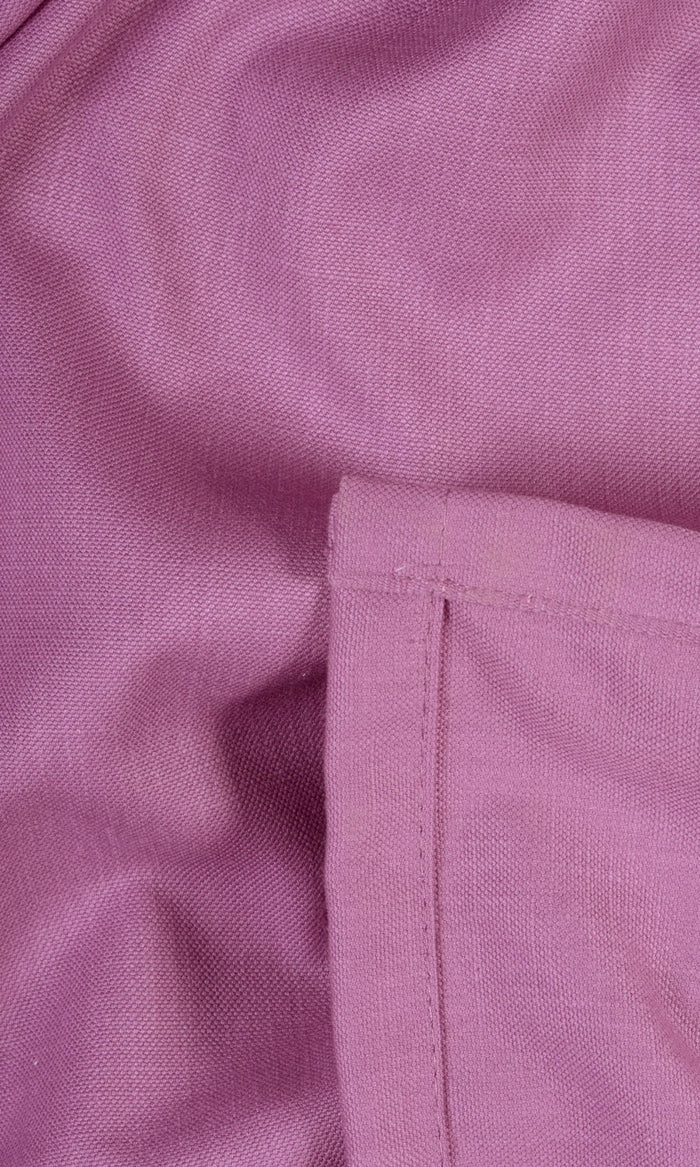 Poly-Cotton Pinch Pleat, Rod Pocket, Eyelet Curtains (Fuchsia Pink/ Purple)