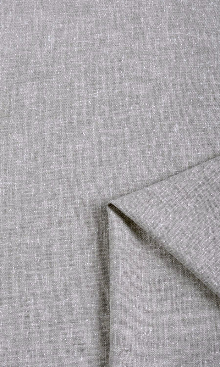 Poly-Cotton Blend Home Textile Fabric Material By the Metre (Steel Grey)