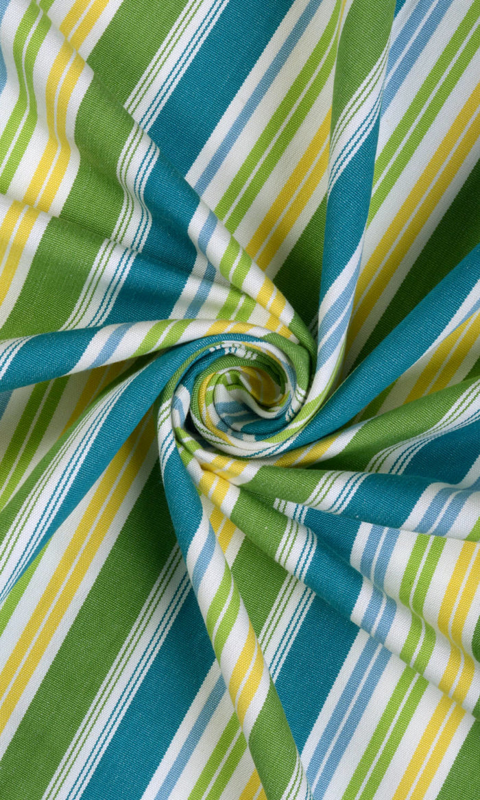 Cotton Curtains / Drapes / Window Drapery Panels (Blue/ Green/ Yellow)