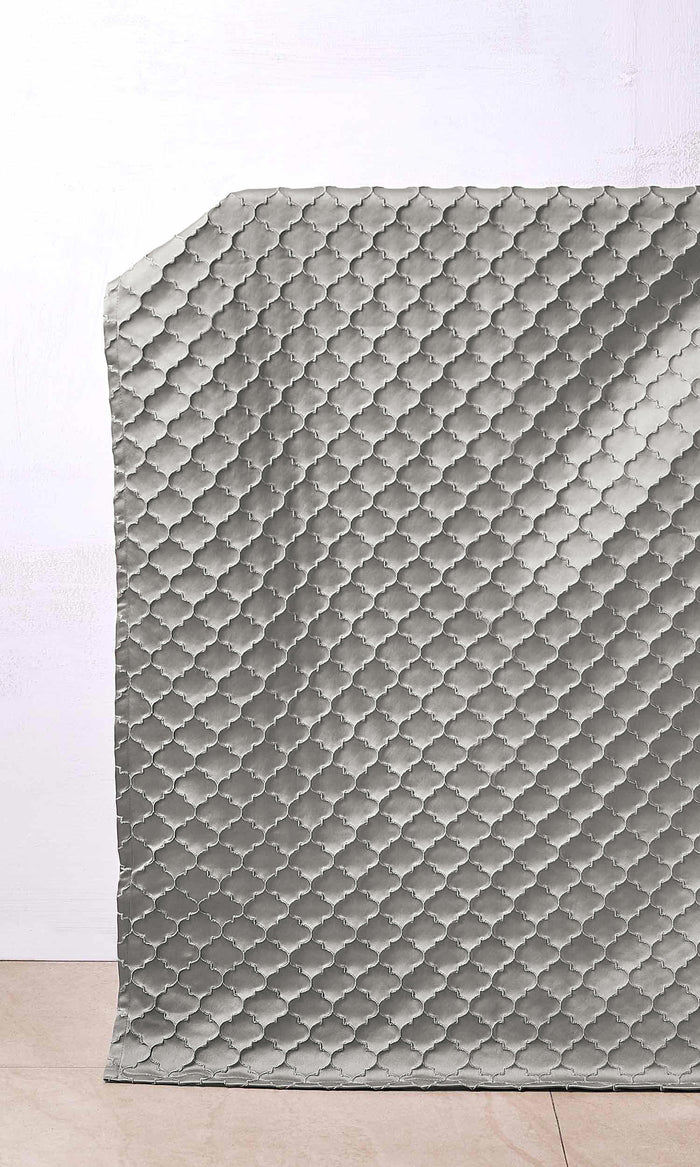 Silk Blend Window Treatments Fabric By the Metre (Taupe Grey)