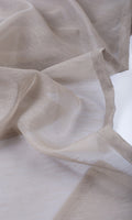 Plain Sheer Home Décor Fabric By the Metre (Taupe Grey)