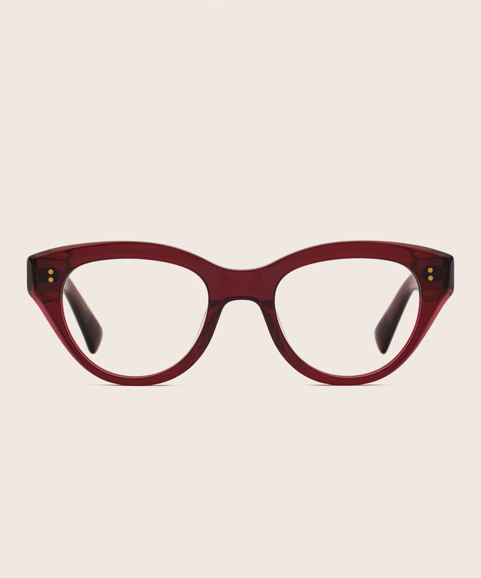 Johann Wolff Sophie Burgundy Eyeglasses #color_burgundy