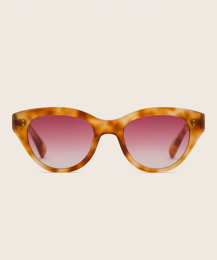 Johann Wolff Sophie Vintage Tortoise Ruby Sunglasses #color_vintage-tortoise-ruby