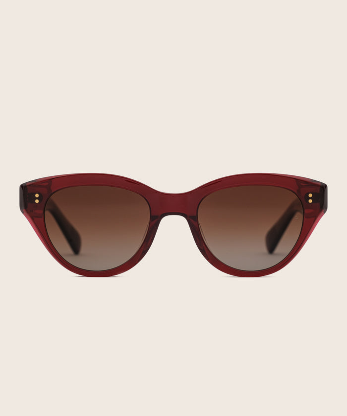 Johann Wolff Sophie Burgundy Sunglasses #color_burgundy
