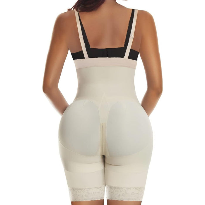 Spaghetti-Strap One-Piece Shapewear Bodysuit