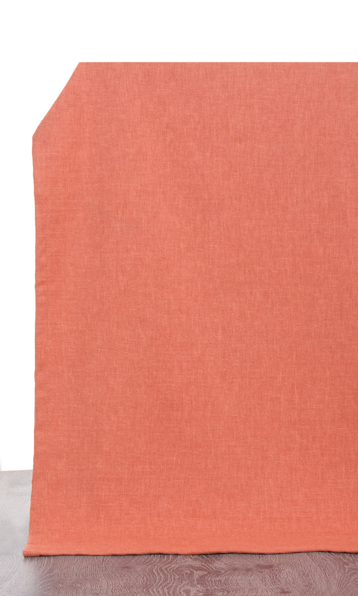 Linen-Blend Curtains / Drapes / Window Drapery Panels (Orange)