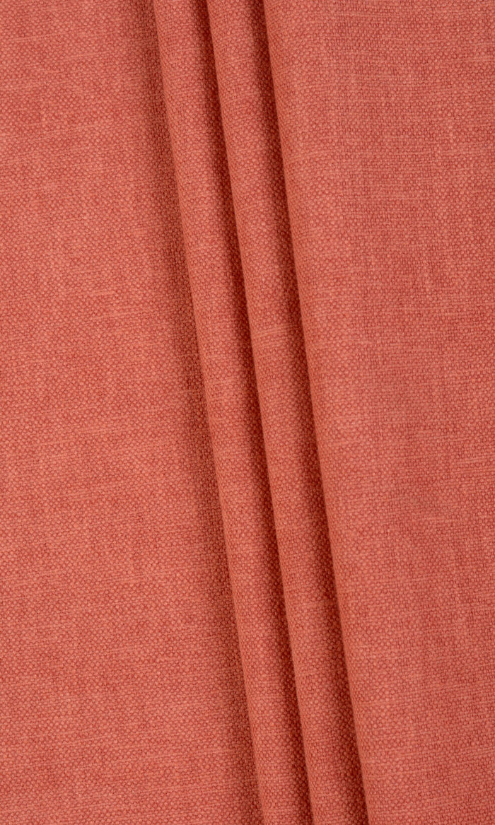 Linen-Blend Made-to-Measure Curtains (Orange)