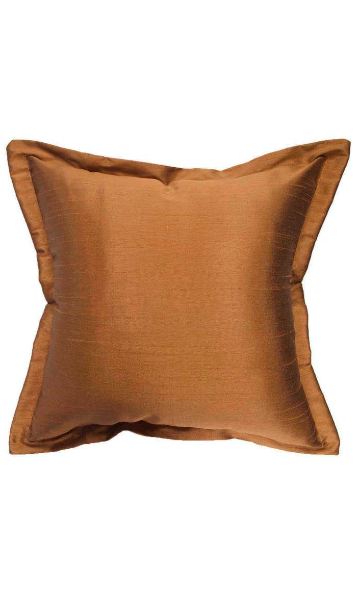 Faux Silk Fabric Material By the Metre (Brown)