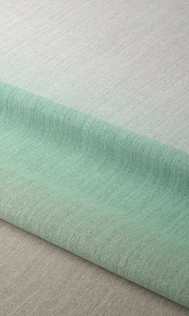 3-Tone Ombre Fabric Material By the Metre (Green/ Beige)