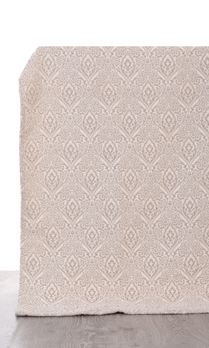 Velvet Curtains (Ivory/ Beige)
