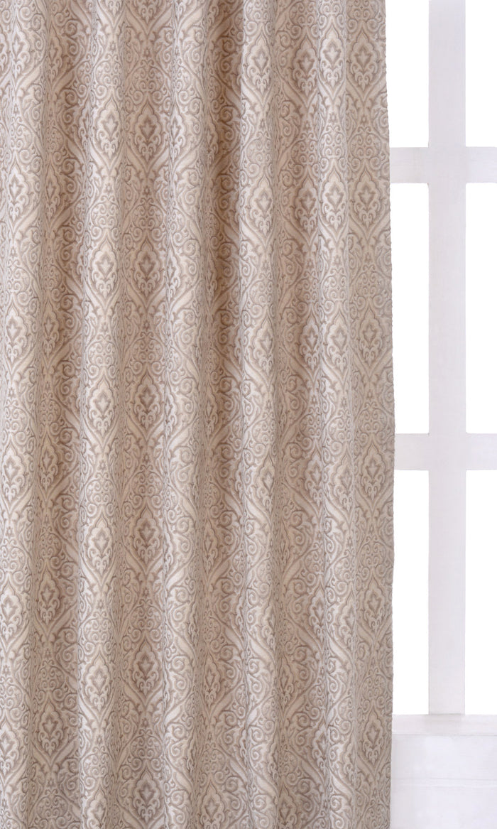 Velvet Curtains for Living, Bedroom, Kitchen, Bathroom (Ivory/ Beige)