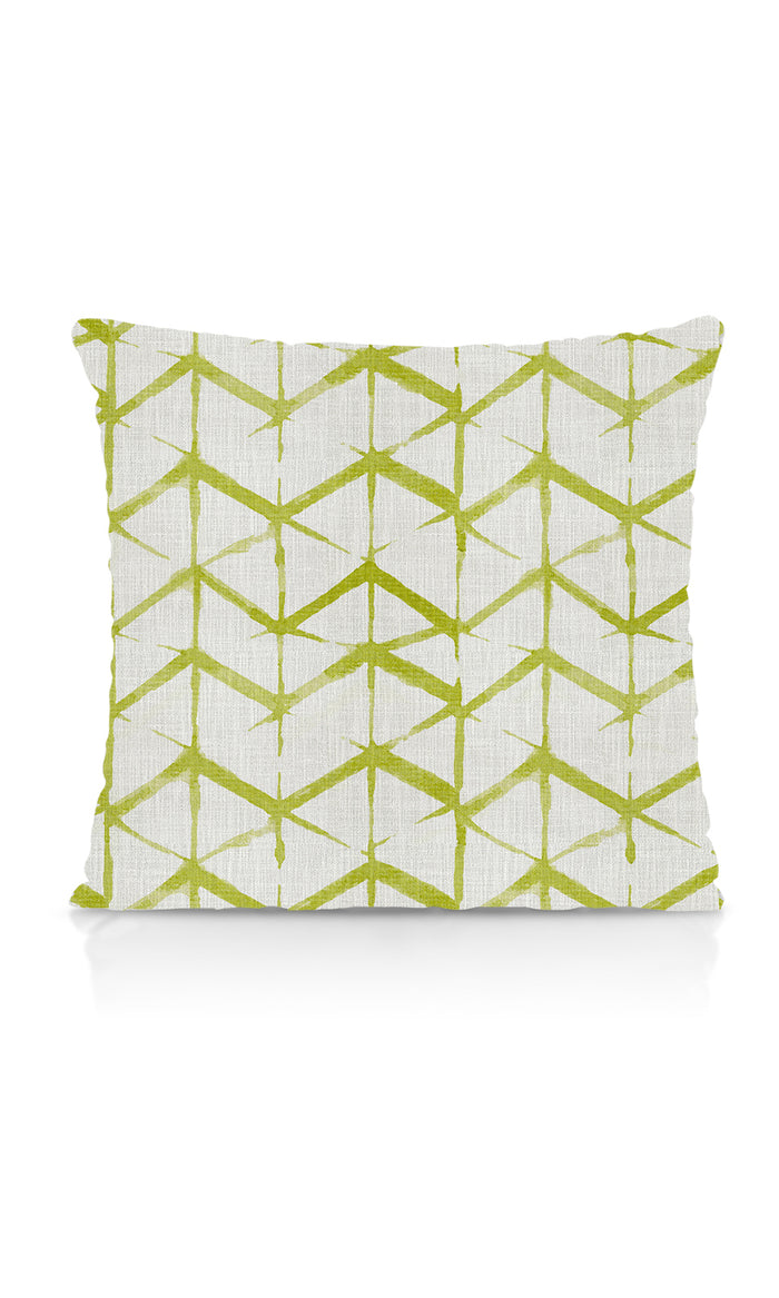 Bow-Arrow Patterned Home Textile Fabric Material By the Metre (White/ Pear Green)