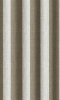 Striped Drapes (Cedar Brown/ White)