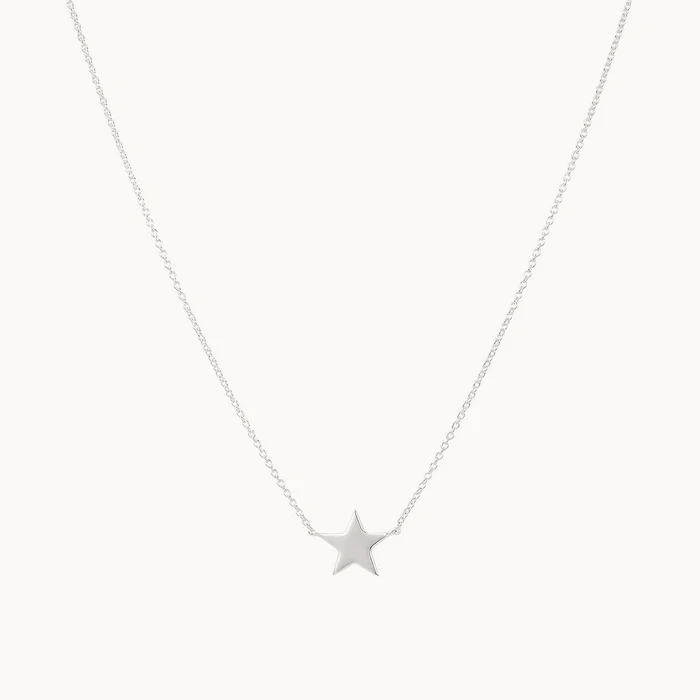 Stella Star Necklace Silver in sterling silver