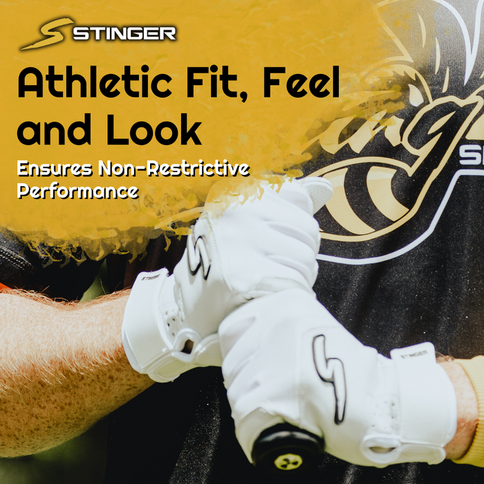 Sting Squad Batting Gloves - Cotton Candy (Bee Logo)