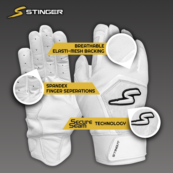 Sting Squad Batting Gloves - ICE USA (Bee Logo)