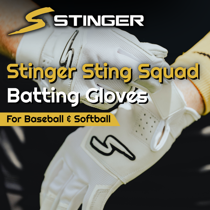 Sting Squad Batting Gloves - Navy Blue