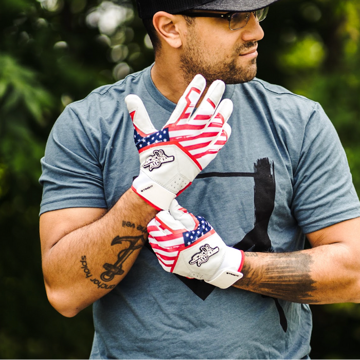 Sting Squad Batting Gloves - USA (Bee Logo)