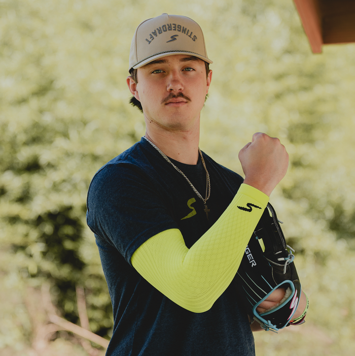 Stinger Premium Arm Sleeve - Safety Green