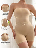 Strapless Seamless Firm-Control Shaping Bodysuit