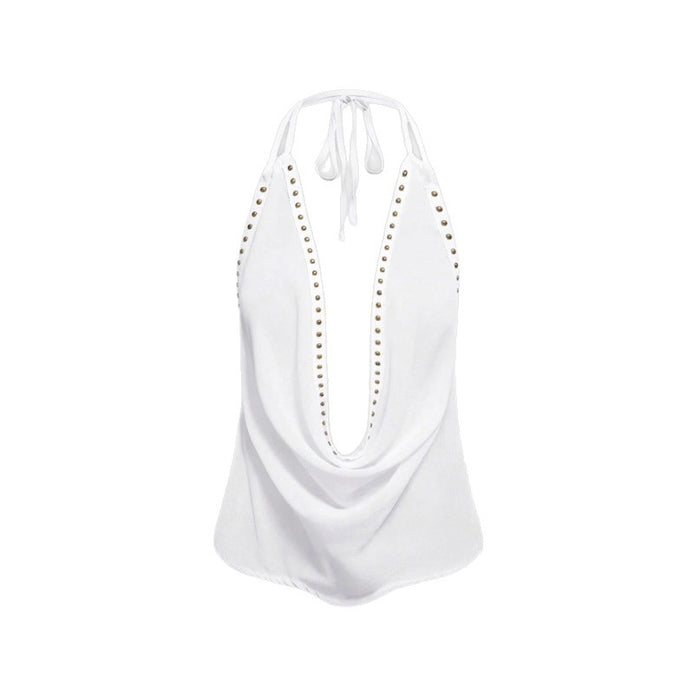 Studded Fitted Top