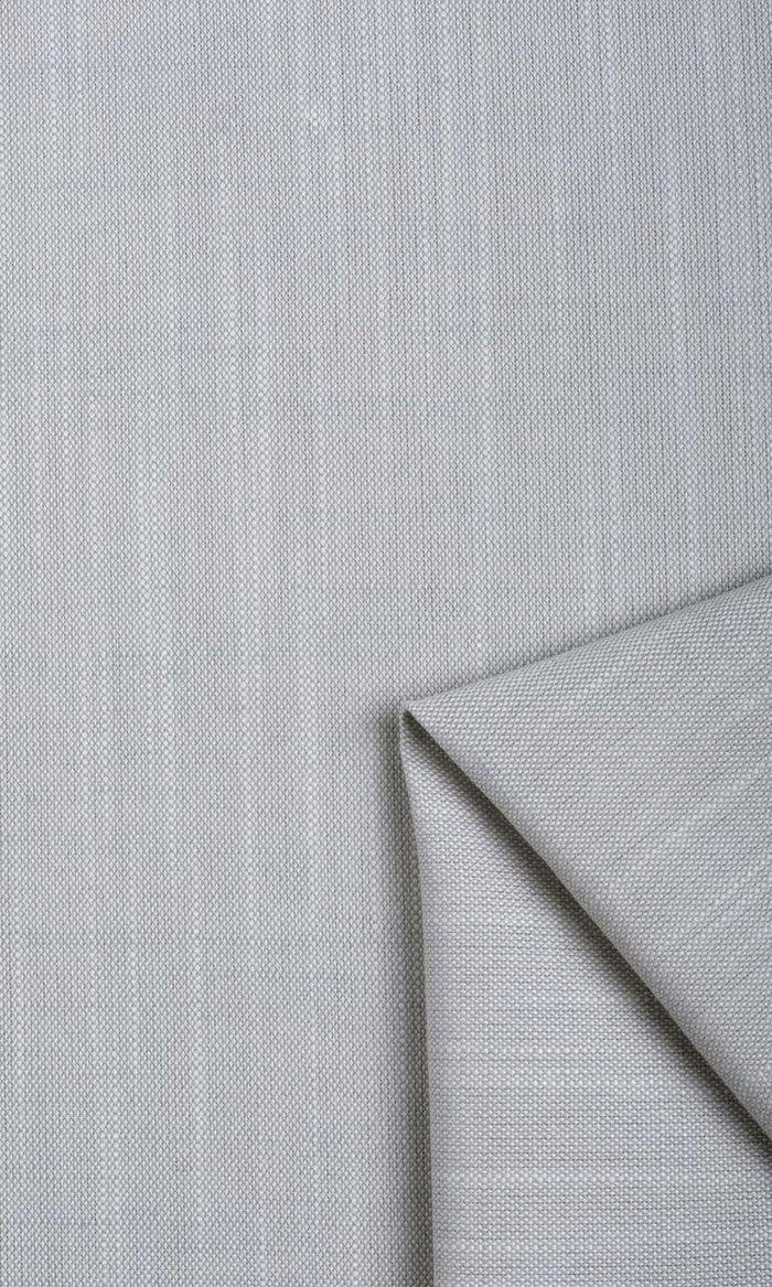 Plain Linen Texture Home Textile Fabric Material By the Metre (Silver Grey)