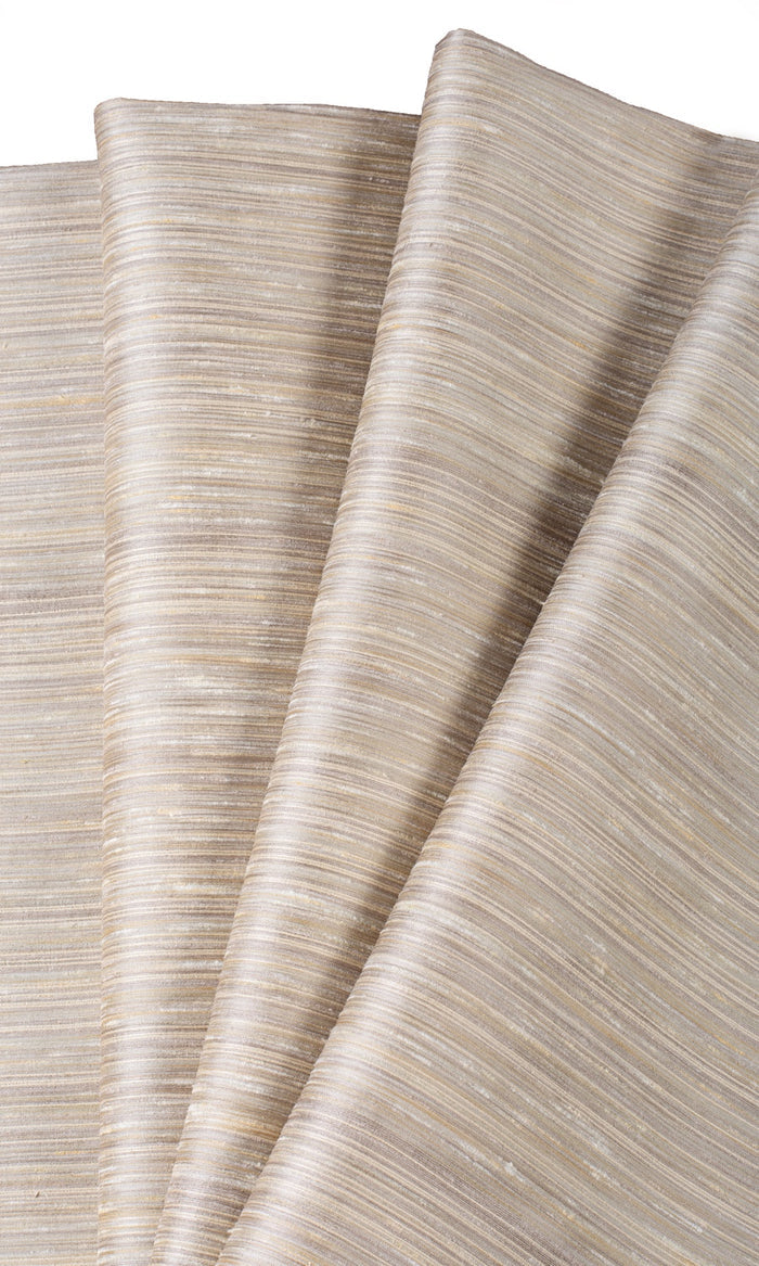 Faux Silk Home Textile Fabric Material By the Metre (Sepia Beige)