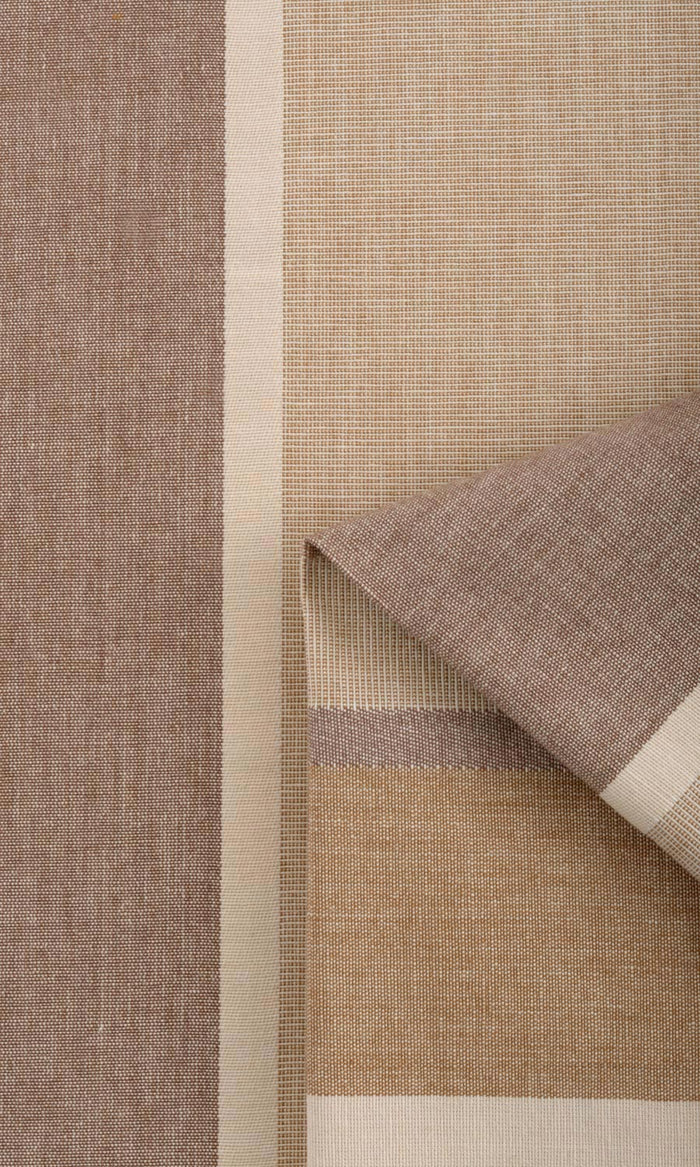 Cotton Curtains for Living, Bedroom, Kitchen, Bathroom (Beige/ Brown)