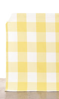 Buffalo Check Drapes (Lemon Yellow/ White)