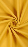 Solid Textured Curtains (Yellow)