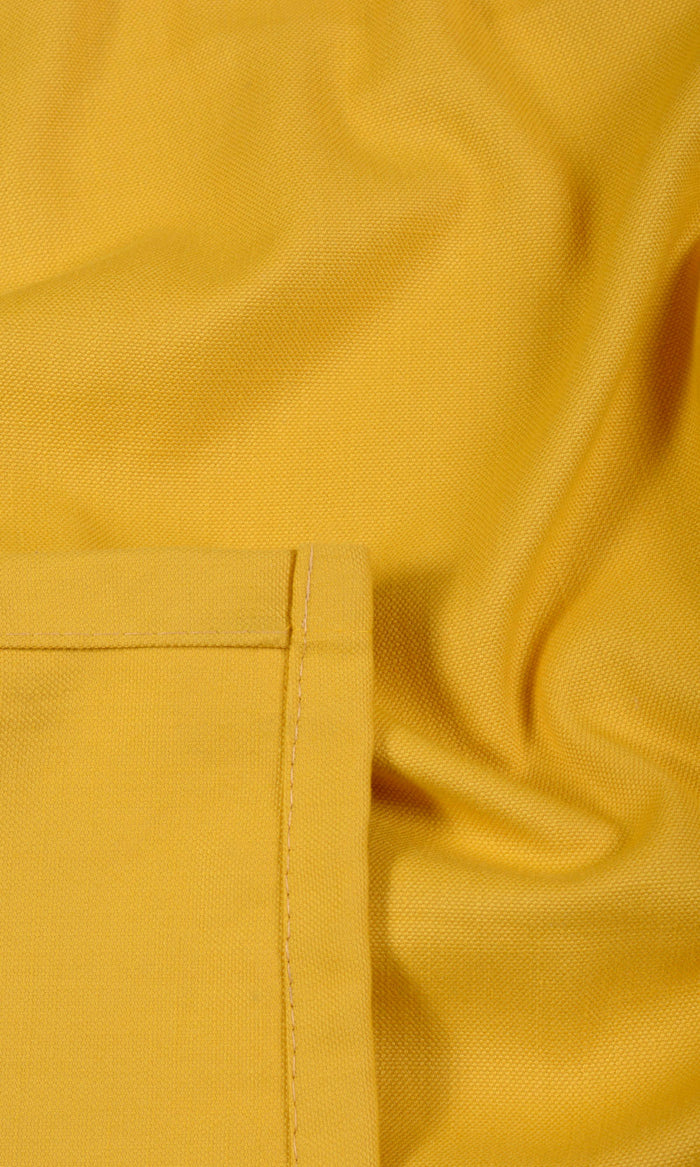 Solid Textured Curtains for Living, Bedroom, Kitchen, Bathroom (Yellow)