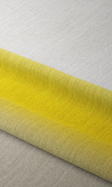 3-Tone Ombre Drapery (Yellow/ Beige) Extra Long Short Wide