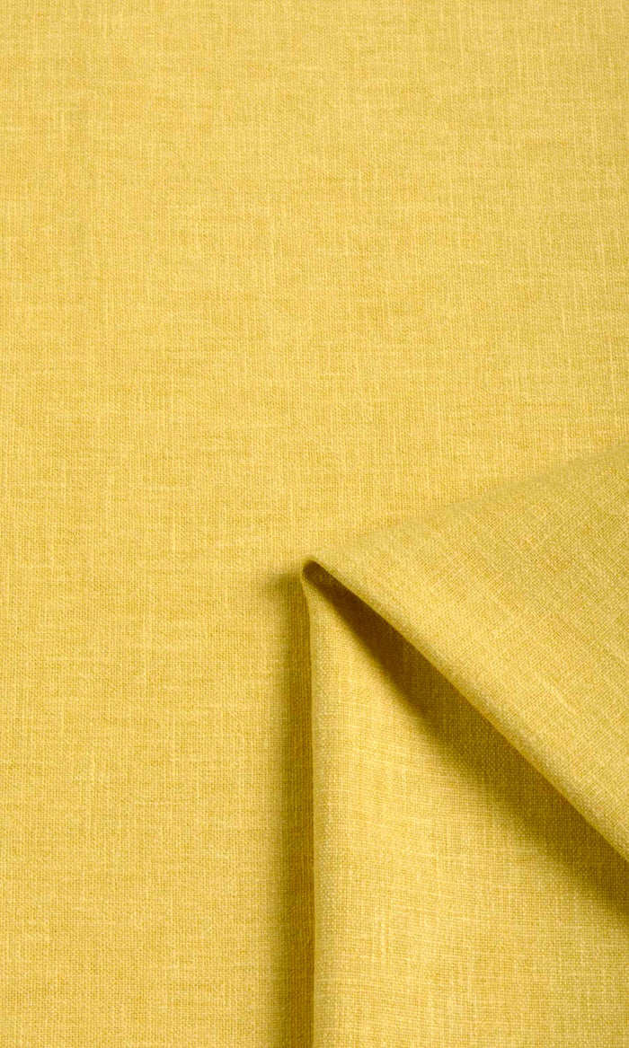Poly-Cotton Fabric Material By the Metre (Cornflower Yellow)
