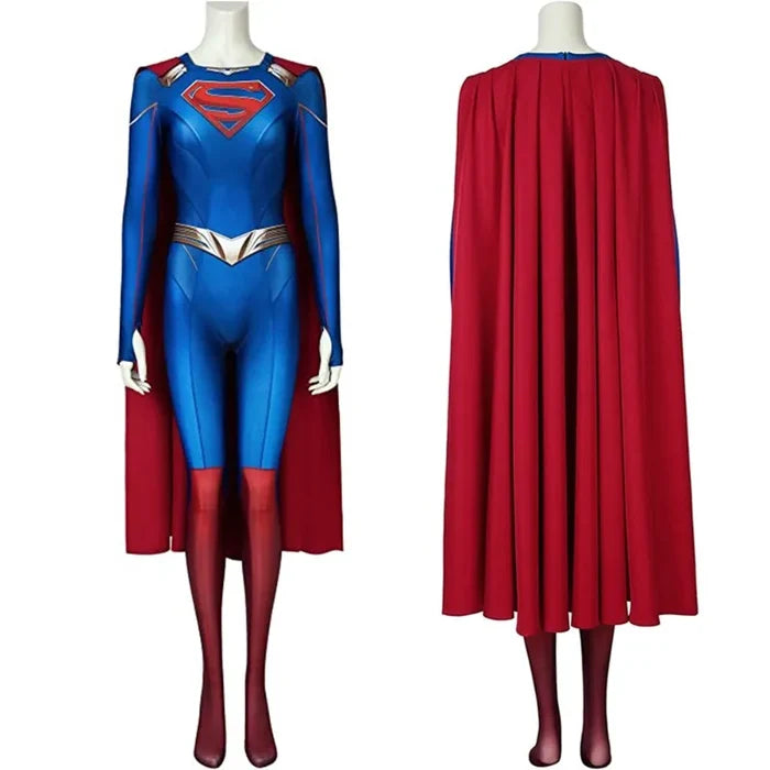 Superhero Blue Cosplay Jumpsuit Bodysuit | Halloween & Comic Con