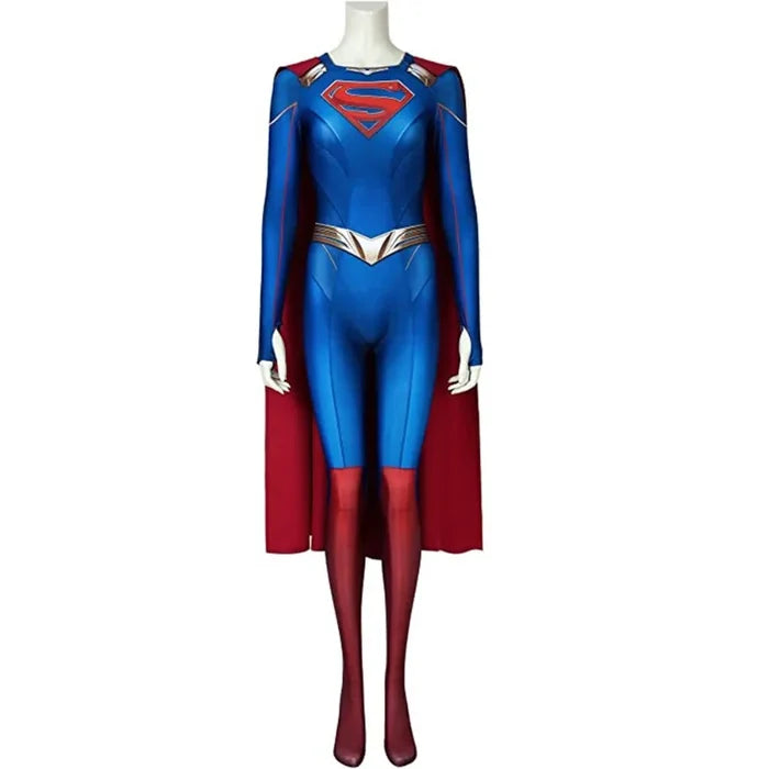 Superhero Blue Cosplay Jumpsuit Bodysuit | Halloween & Comic Con
