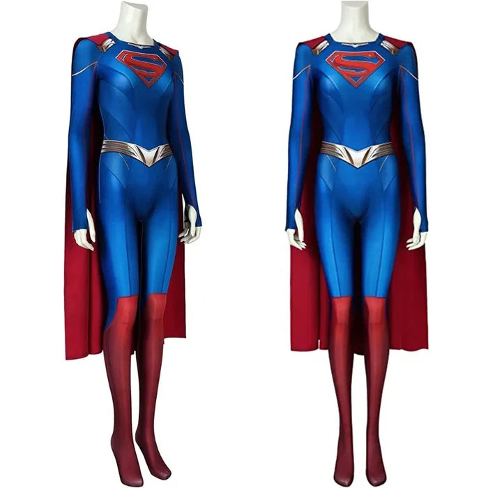 Superhero Blue Cosplay Jumpsuit Bodysuit | Halloween & Comic Con