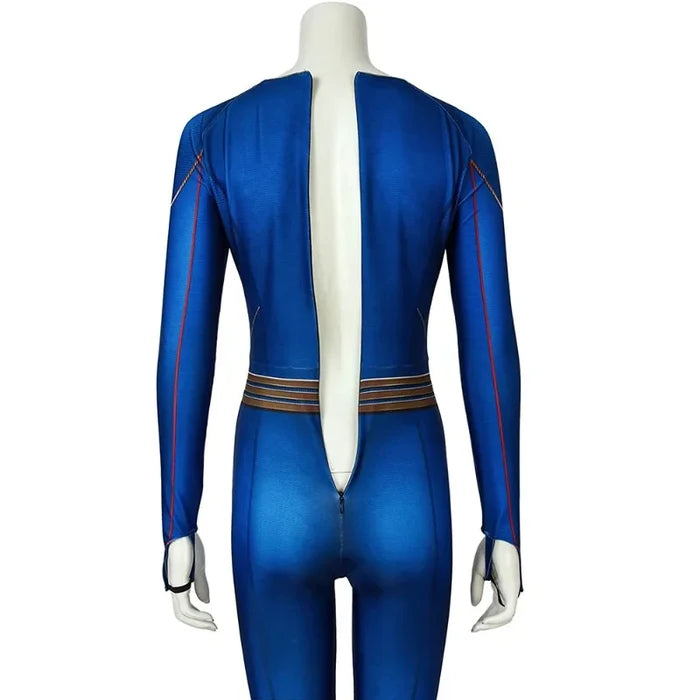 Superhero Blue Cosplay Jumpsuit Bodysuit | Halloween & Comic Con