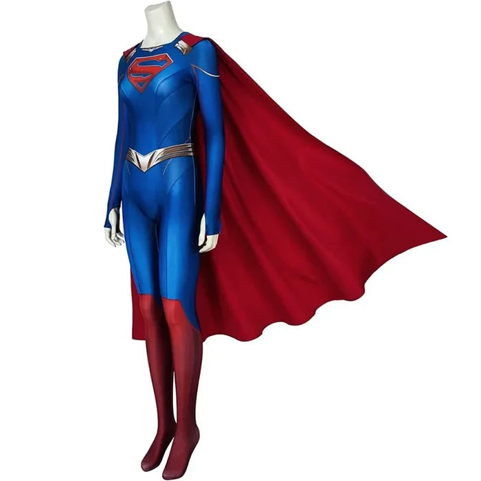 Superhero Blue Cosplay Jumpsuit Bodysuit | Halloween & Comic Con