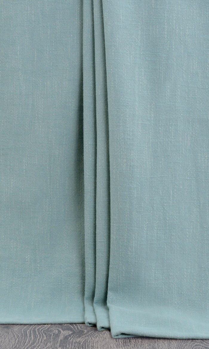 Plain Cotton Curtains for Living, Bedroom, Kitchen, Bathroom (Blue)