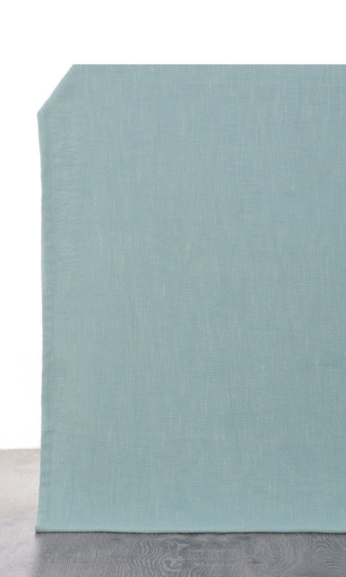 Plain Cotton Curtains / Drapes / Window Drapery Panels (Blue)