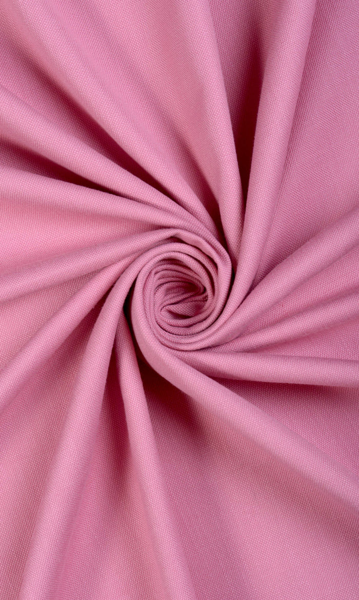Cotton Blend Curtains / Drapes / Window Drapery Panels (Pink)