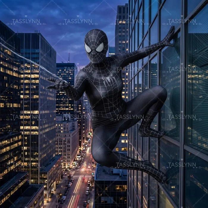 Symbiote Zentai Bodysuit with Mask | Full Coverage Cosplay Suit
