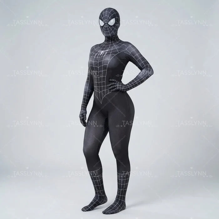 Symbiote Zentai Bodysuit with Mask | Full Coverage Cosplay Suit